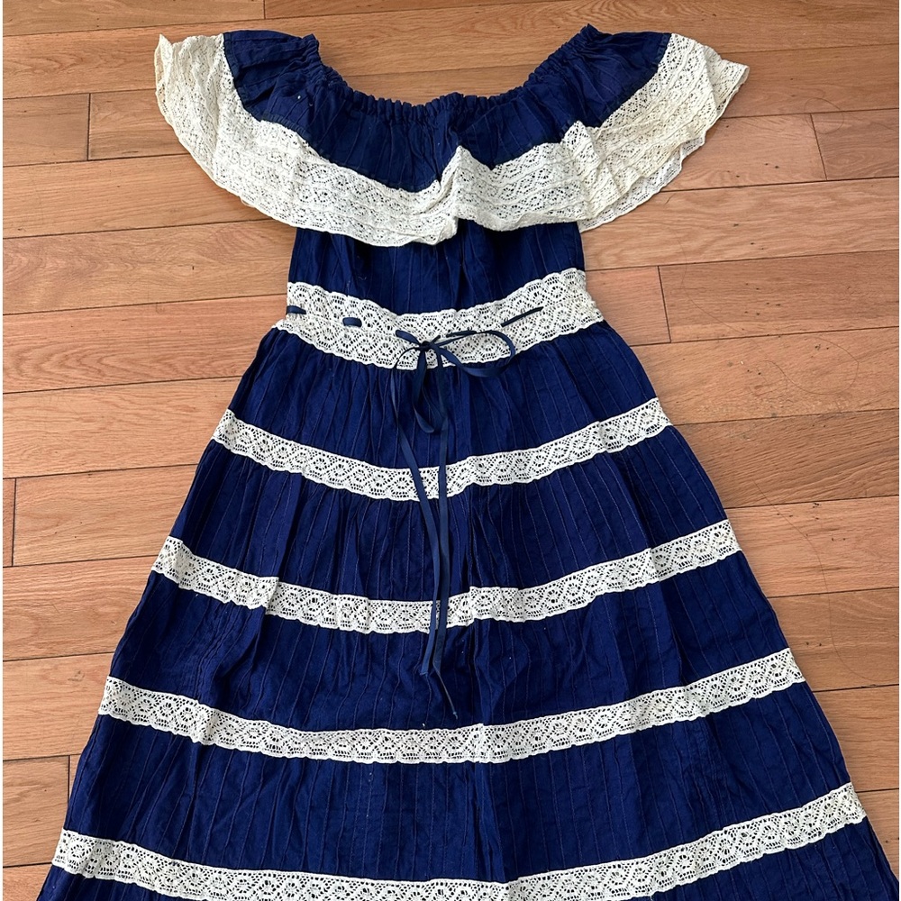 Vintage off shoulder dress